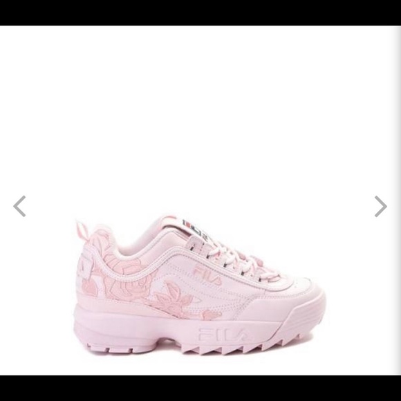 womens fila disruptor 2 rose athletic shoe